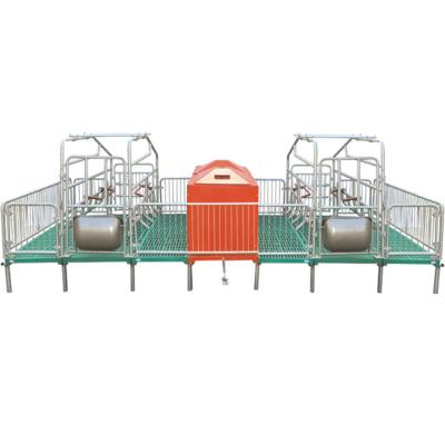 China Add Thick Galvanized Pipe Pig Farrowing Pen Compound Bed Legs And Fattening Pen Pig Breeding Equipment for sale