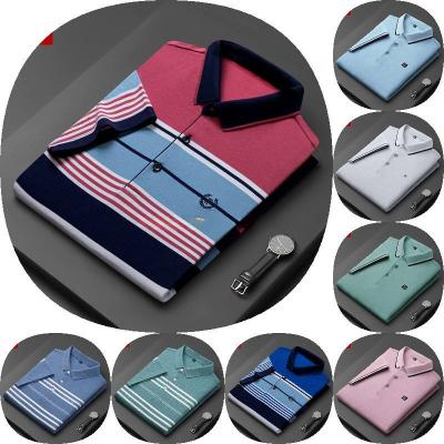 China Hot Selling Anti-wrinkle 100 Cotton Solid Color Polo Shirt For Men Golf Uniform for sale