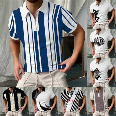 China Wholesale Custom Men's Polo Shirts High Quality Plain Anti-wrinkle Golf Polo T-shirt Lapel Shirt For Sports Men Casual Smart Embroidered for sale