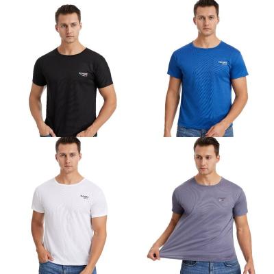 China 250 Gsm Anti-Wrinkle Factory Cotton T-shirt Solid Color Heavy Extra Large Men's 100% T-shirt for sale