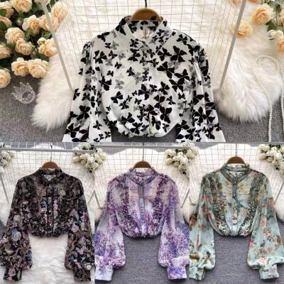 China Fashionable Women's Tops 2023 Factory Direct Sales Stylish Colorful Shirts Women Anti-pilling for sale