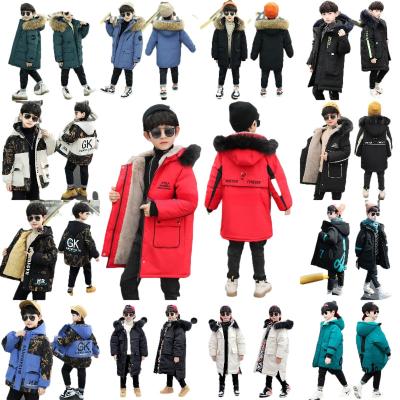 China 2023 New Viable Children's Long Winter Hoodie Cotton Clothing Hooded Boys And Girls for sale