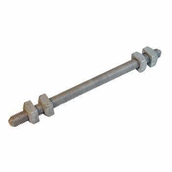 China Connection Galvanized Double Bolt Arming, Threaded Rod for sale