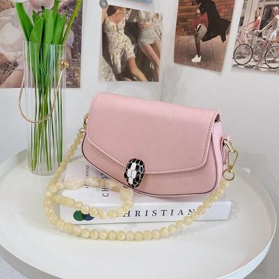 China Lady Handbag Wholesale New Fashion Women's Mini Pu Leather Chain Shoulder Bags for sale