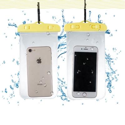 China New Hot Selling Clear Waterproof PVC Transparent Case Bag Waterproof Bag For Mobile Phone for sale