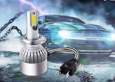 China Os faróis brilhantes super H7 do diodo emissor de luz da ESPIGA C6 de 72 watts 7800LM conduziram o jogo do farol para o carro à venda