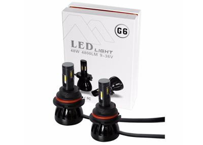 China G6 LED Headlight Bulbs H7 , 4800LM 48W LED Automotive Headlamps 48W 	IP68 for sale