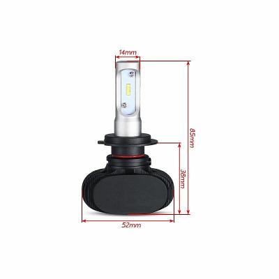 China S1 H7 50W 4000LM CSP Led Headlight high lumen fanless led lamp led work light for sale