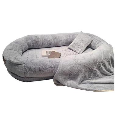 China 2023 New Durable Dog Beds Human Heavy Duty Extra Large Human Dog Bed Non Slip Dog Bed for sale