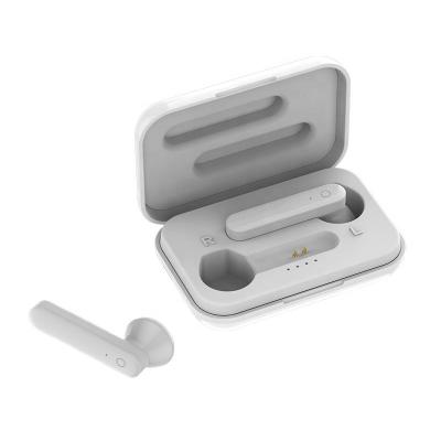 China 2022 New Arrivals Noise Canceling Wireless Earphone V5.0 Wireless Charging Earphone With Rectangular Charging Box for sale