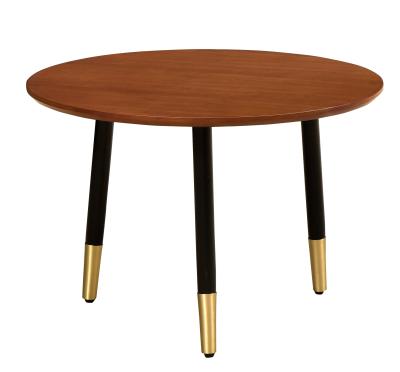 China Best Selling Eco - Friendly Wooden Coffee Tables Sets Single Side Table Round End Table Sets for sale