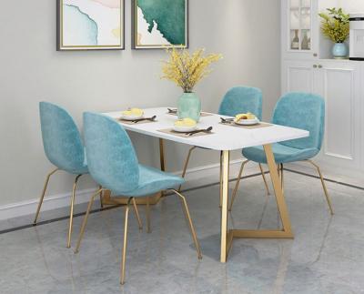 China Other Italian Light Luxury Nordic Dining Table Modern Minimalist Apartment Marble Dining Table Small Dining Table for sale