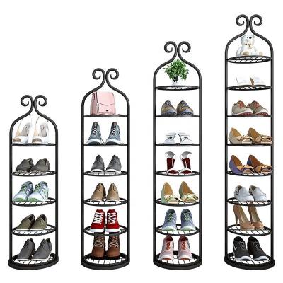 China (Size) Adjustable Modern Fashionable Luxury Multi Layer Metal Shoe Storage Racks Organizer For Home 2021 for sale