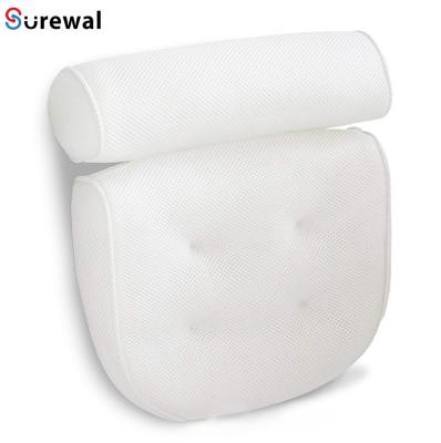 China Anti-Static Classic Style Luxury Bath Pillow for Tub Anti-Slip and Extra-Thick for Head Neck Shoulder and Back Support for sale