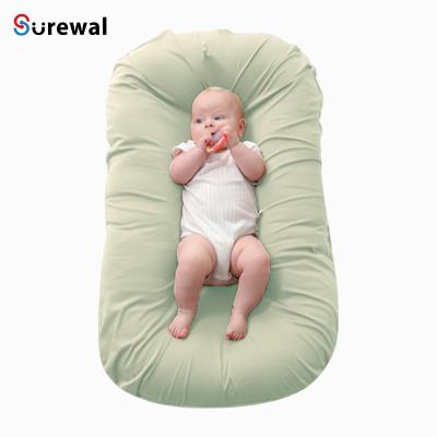 China Anti-static baby sofa nest bed and baby pillow infant sleeper and made of 100% organic cotton and baby sofa for sleep for sale