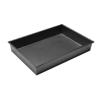 China 13.5 Inch Non Carbon Steel Stick Bent Construction Cake Pan Baking Tray Baking Tools For Oven for sale