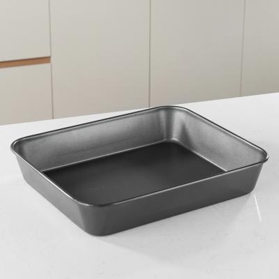 China Nonsitck Stocked 17.5 Inch Quick Release Rectangle Baking Cake Pan for sale