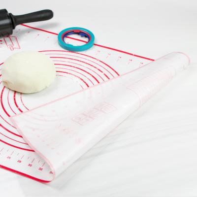 China Non-Slip Mat Viable Non-Stick Griddle Baking Silicon Paste Pad with Measurements and Conversion Tables for sale