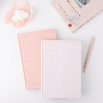 China New Promotion Custom Macaron Color Kraft Paper Hardcover Notebook Kawaii Diary White Covers For Girls for sale