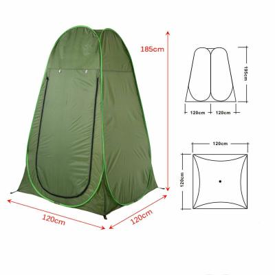 China Waterproof Portable Outdoor Noise/Sunshade/Windshield Up Privacy Tent Camping Shower Toilet Locker Room Rise for sale