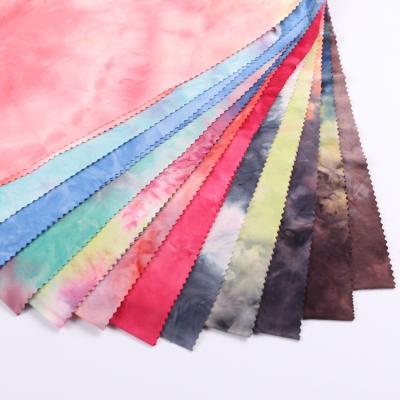 China Camouflage textiles hot meltable tie dye tank top tie dye fabric tie dye dty for yoga clothes fabric and textiles for apparel for sale