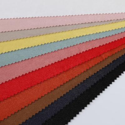 China Beautiful Memory Textiles Knitted Shiny Crepe Dress Fabric Fabrics Korean Crepe for sale