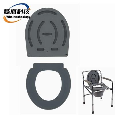 China Slow-end Toilet Seats Shower Chair Plastic Room Commode Chair Seat For Handicapped for sale