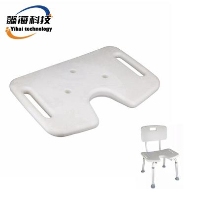 China Traditional Plastic Square Bath Chair Seat Board Shower Seats For Handicapped for sale