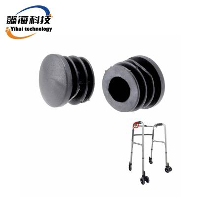 China Rehabilitation Supplies Medical Accessories 19mm Pipe End Cap Small Plastic Rehabilitation Plug Round for sale