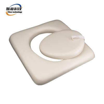 China Medical Older Rehabilitation Supplies Commode Toilet White Seat Board For Commode Chair for sale