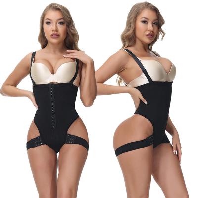 China New polyester plus size bodyshaper waist high breasted strong belly pants beauty body shaper wear for women for sale