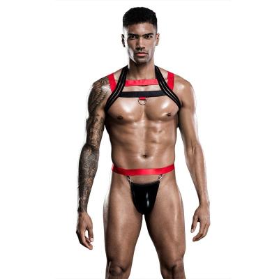 China Polyester gay hot selling men bar nightclub performance new strap type sexy underwear simple sexy men's sexy underwear for sale