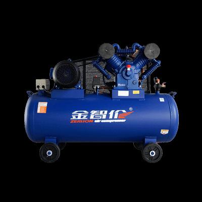 China Lubricated Stronger Power Linghein Fish Tanks Screw Air Compressor With Spray Gun for sale