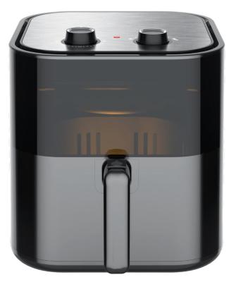 Cina Hot manual Air Fryer with Transparent Viewing Window with basket plate with timer Hot Dog Fryer in vendita