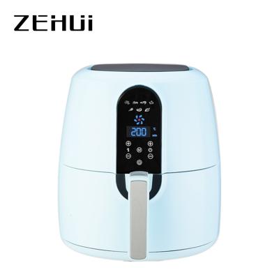 China Household Digital No Oil 1800 Watt 5.2Liters Dishwasher Safe with non-stick Basket CB,GS,ETL,OEM,ODM Air Fryer Te koop