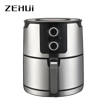 China Air Fryer 4.0L/4.5L Double Pan or 4.5L Single Pan High Quality New Style Design Household Deep Air Fryer Mechanical for sale