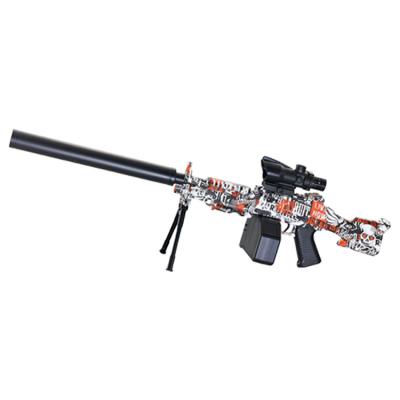 China Toy China Supplier M249 Electronic Realistic Ball Blaster Gun Toy Guns Set Automatic Gel For Adults for sale