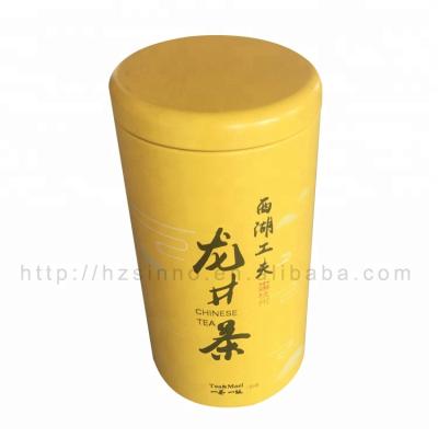 China loose tea custom design green tea round tin box tinplate packaging pot for loose tea factory directly for sale