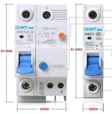 China High Quality Plastic Mcb Household 1P/2P/3P/4P Three Phase Single Phase DC Air Switch Mini Circuit Breaker Air Switch for sale