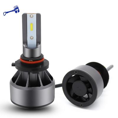 China Car Led Auto Headlight Mini Car Headlight Bulb LED 9006 HB4 60W 12000LM Conversion Kit With Fan for sale