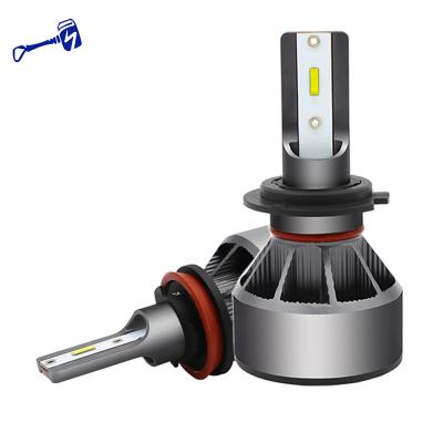 China Car Led Auto Headlight Car H7 Headlight 60W 12000LM 6500K Super Bright Lampada LED Bulb Car Lamp for sale