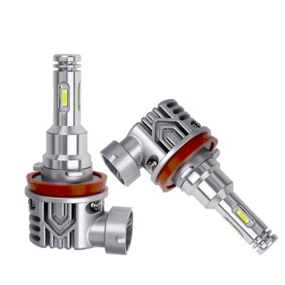 China Led Fog Light Radio Cars Led Bulb 4000LM 80W H8 H9 H10 H16JP Led Light H11 Led All In One Auto Led Bulbs For BMW Angel Eyes for sale