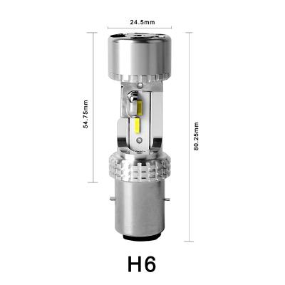 China Motorbike Headlight Motorcycle LED Headlight Bulb AC 12V DC11V-60V M2F Fan 4000LM H6 BA20D H4 9003 HB2 P36D LED Headlight Kit For Auto Cars for sale