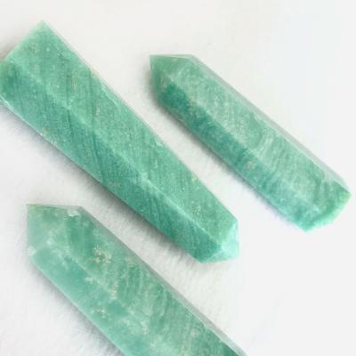 China Crystal Tower 6-10cm Jasper Tower Brilliant Green Europe Green Aventurine Quartz Point Custom Materials for sale