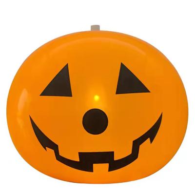 China K-02 Halloween Toys Pumpkin Lantern Toy Balloon Layout Decoration Party Atmosphere Flashing Led Glowing Balloon for sale