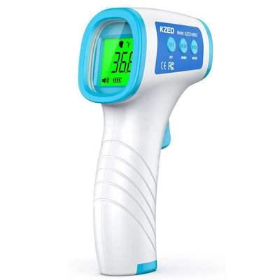 China Wholesale KZED-8801 ABS Handheld Three-color Screen Changing Thermometer for sale