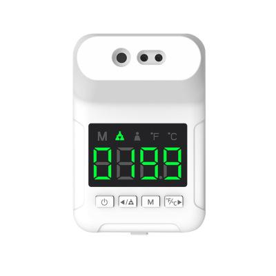 China wholesale K3S touchless wall mounted thermometer with alarm system and six languages ​​voice broadcast 100*60*150mm for sale