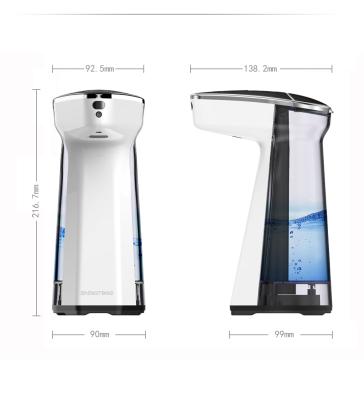 China Full Automatic Double Soap Dispenser Table Model 480ML Soap Dispenser With Temperature Sensor Soap Dispenser for sale