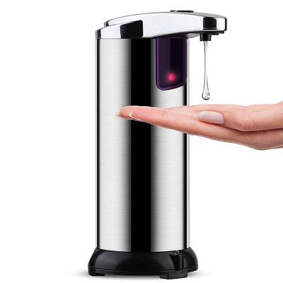 China Non-Touch Vertical Automatic Soap Dispenser Double Hand Sanitizer Dispenser Liquid Soap Dispenser In Stock for sale