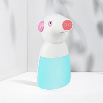 China Peppa Pigs Non-Touch Cartoon Household Anti-Infection Dispenser 330ml Soap Double Automatic Soap Dispenser for sale